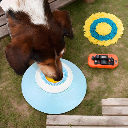 Dog Slow Feeder Lick Bowl Slow Eating Dog Lick Bowl with Suction Cup Anti-Choking Snuffle Pet Calming Mat for Small Medium