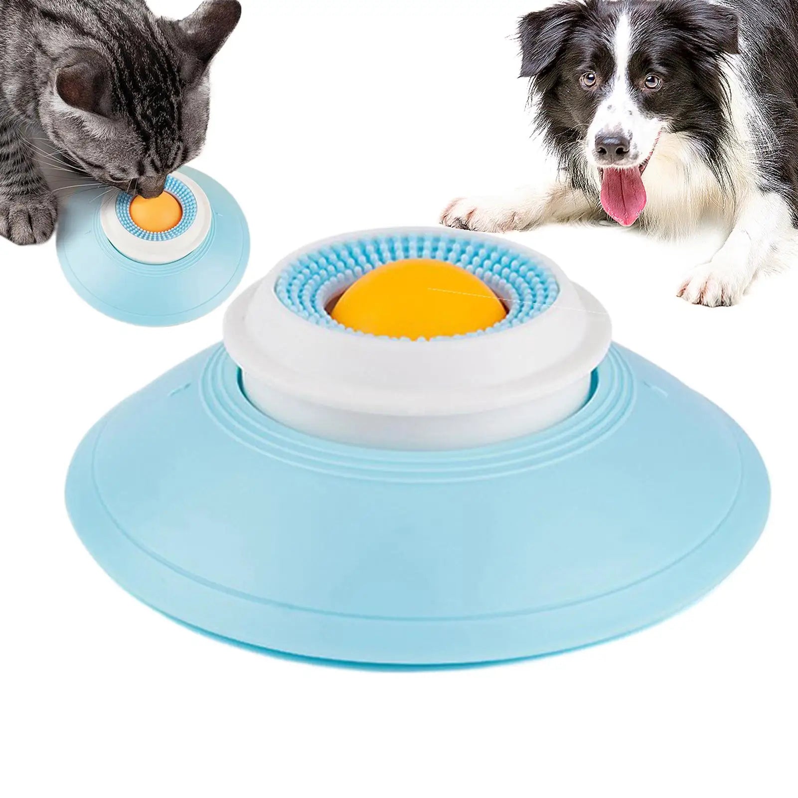 Dog Slow Feeder Lick Bowl Slow Eating Dog Lick Bowl with Suction Cup Anti-Choking Snuffle Pet Calming Mat for Small Medium